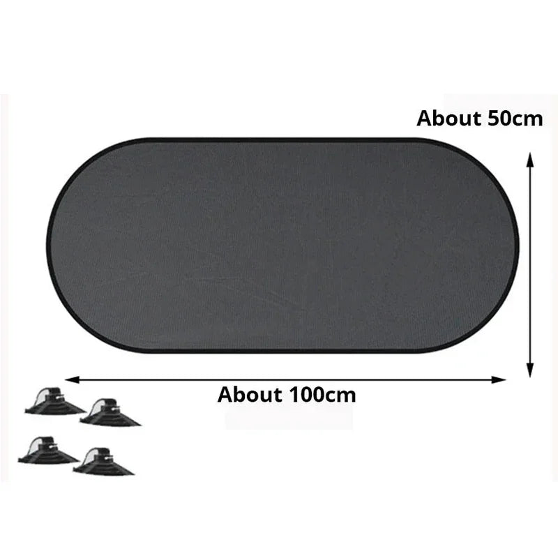 Car Sun Shade UV Protection Car Curtain Car Window Sunshade Rear Window Mesh Sun Visor Summer Protection Window Film