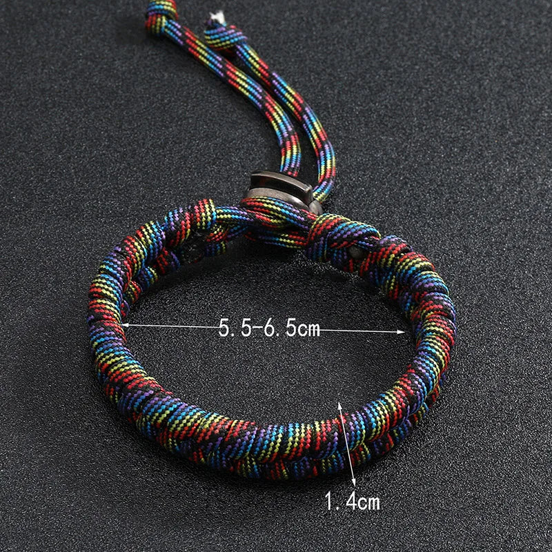 Noter Handwoven Paracord Survival Bracelet Homme Adjustable Punk Jewelry For Men Father's Day Moda Masculina Pulseras Hombre