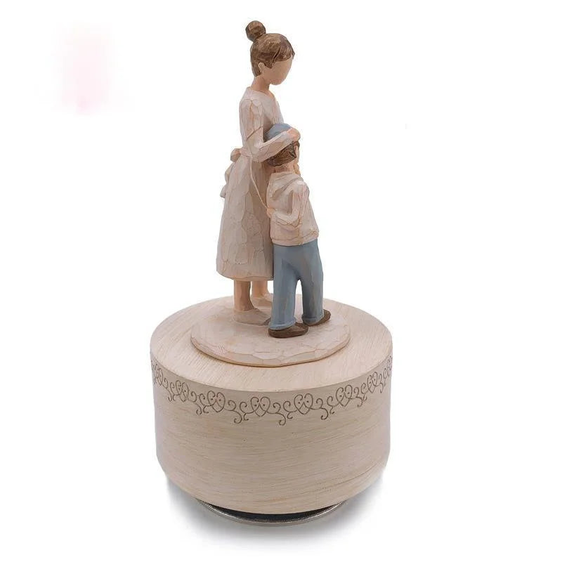 Music Box Gifts  For Mother  Funny Sculpted Musical Figurine Gifts Mother's Day Thanksgiving,Birthday Gifts for Mom and Son