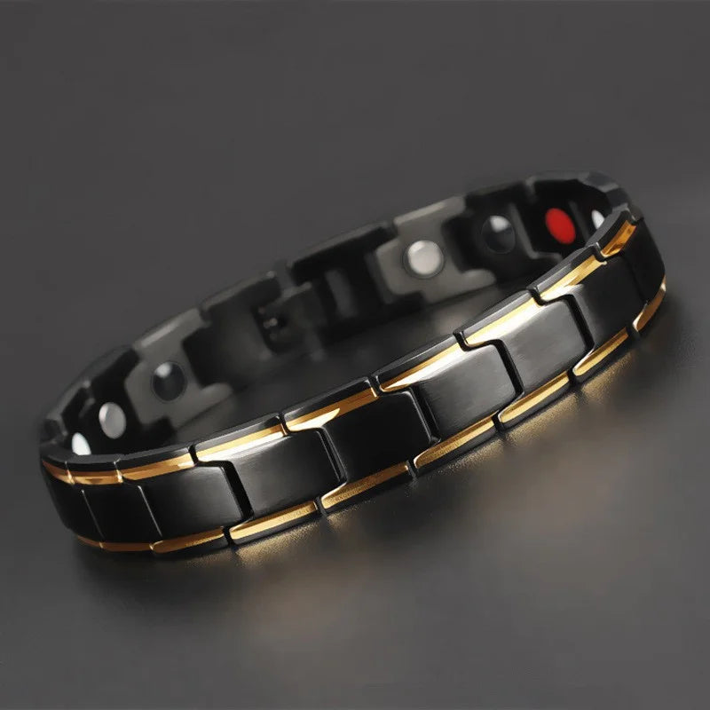 Exquisite High-Quality Fashion Noble Thin Magnetic Bracelet Men's Father's Day Gift Wrist Jewelry Gift