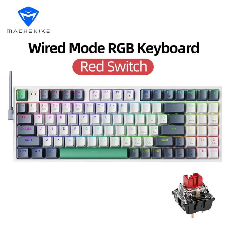 machenike k500 mechanical keyboard gaming keyboard wired