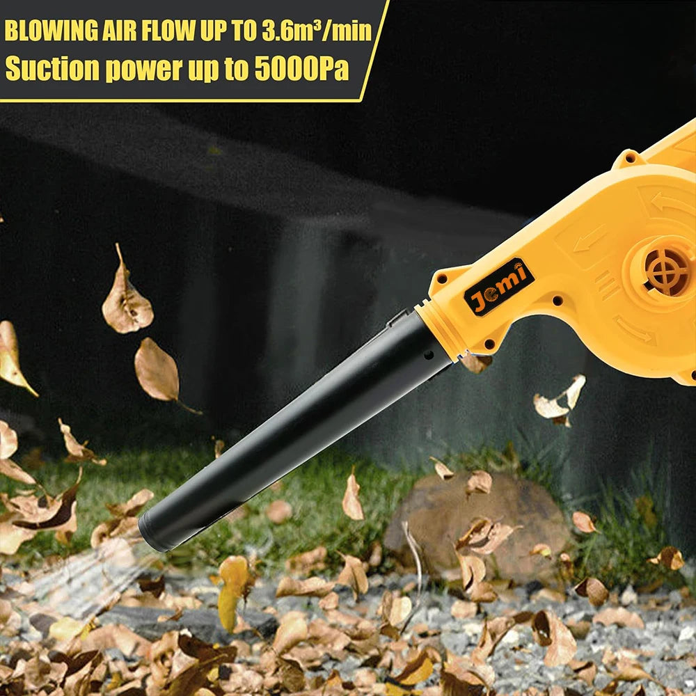 Cordless leaf blower, 2.5 lb mini leaf blower, 2-in-1 battery leaf blower and vacuum for workshop, garage, porch and patio