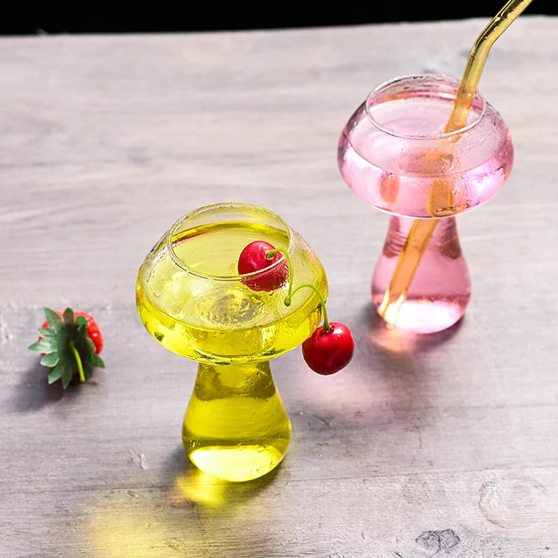 Cute Mushroom Cocktail Glass