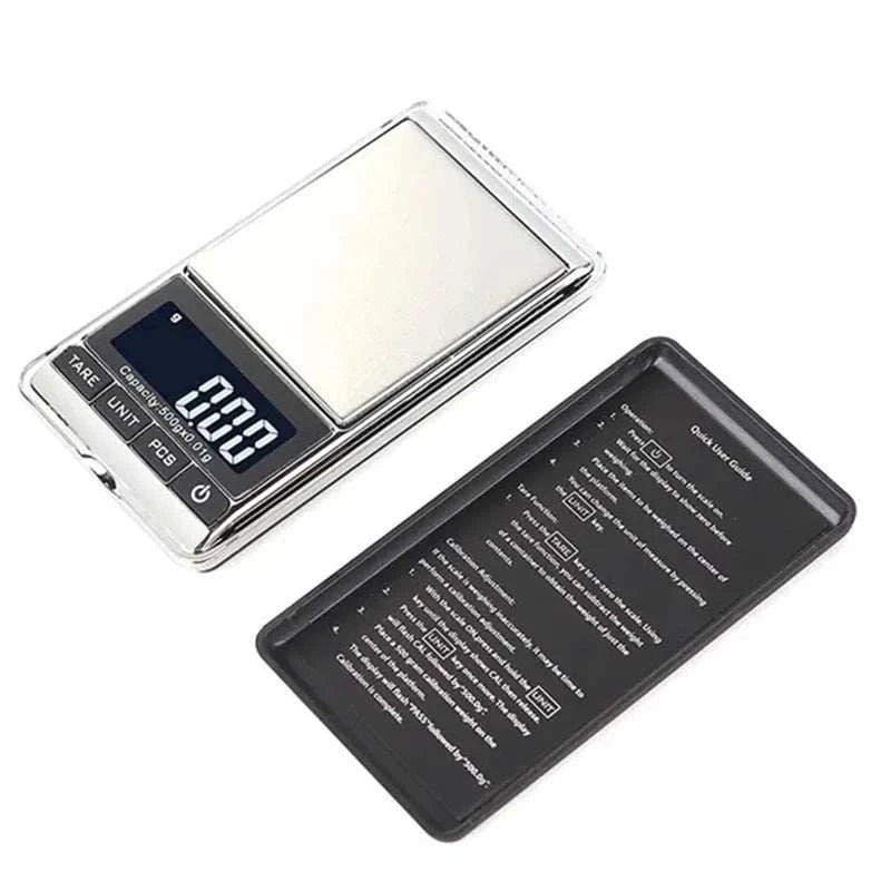 Mini Digital Scale 100/200/500g 0.01g High Accuracy LCD Backlight Electric Pocket Scale for Jewelry Gram Weight for Kitchen