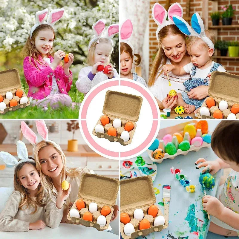 6PCS Eggs With Box Pretend Play Kitchen Toys Food Cooking Learning Educational Baby Toy For Children Simulation Accessories Gift