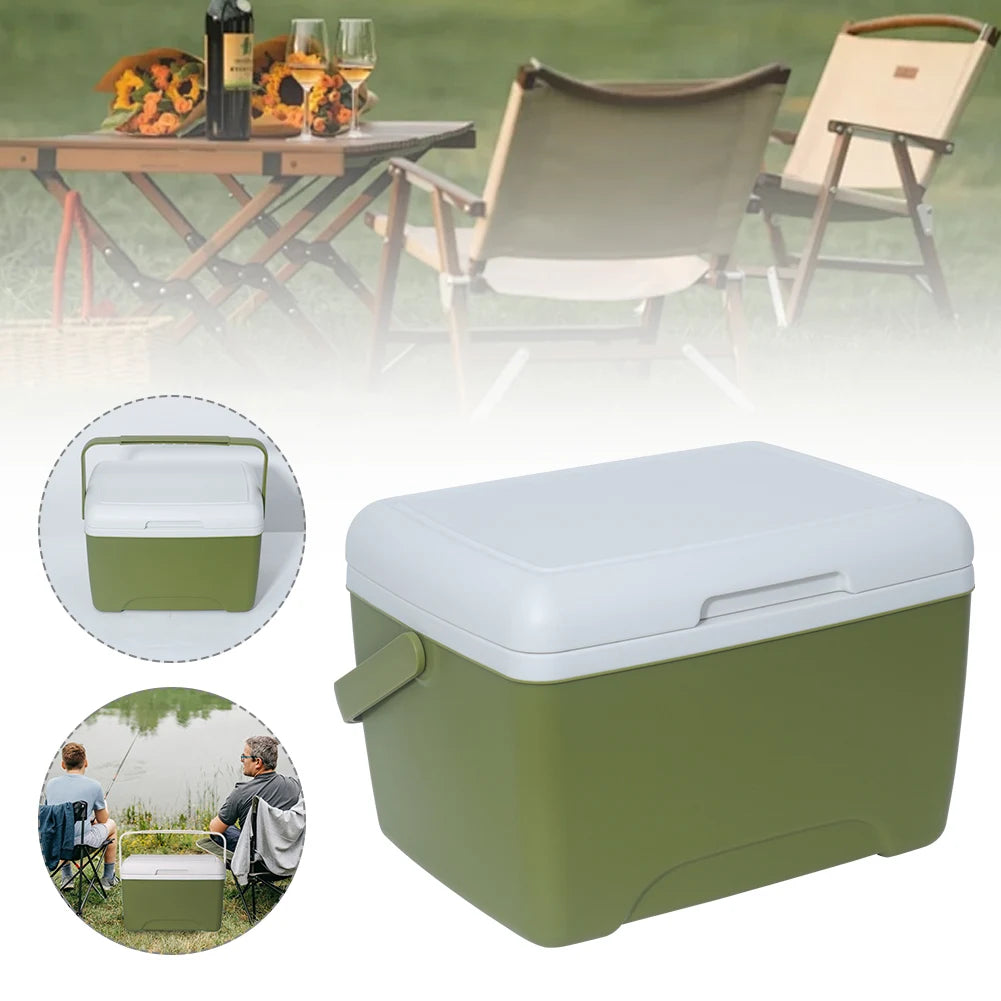 5/6/8/9L Cooler Box Portable Camping Refrigerator Incubator LargeCapacity Car Ice Bucket Heat Preservation Camping BBQ Equipment