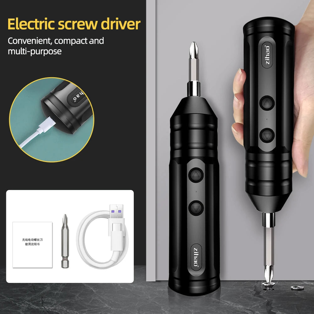 New Mini USB Cordless Electric Screwdriver