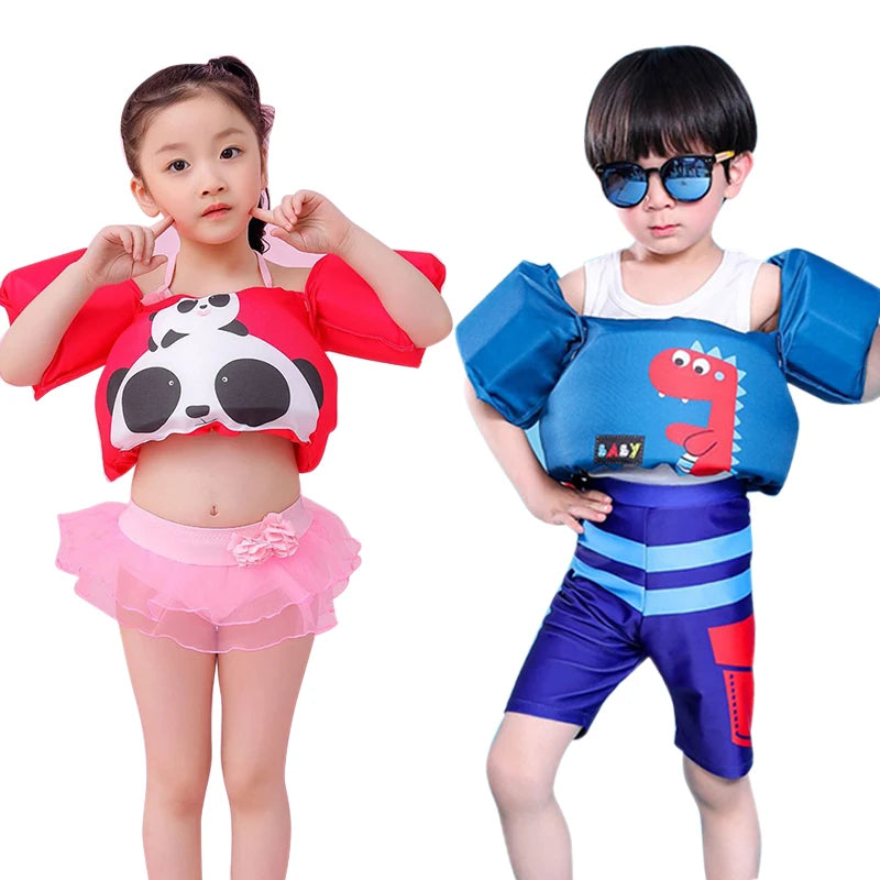 Life Vest Kids Life Jacket Swimsuit Swimming Rings Puddle Jumper Kids Baby Children Girl Boy Floating Vest Swim Pool Accessories