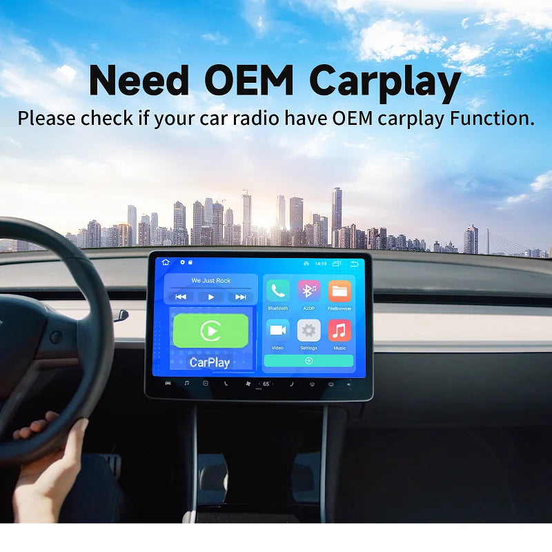 CarPlay Box Plug and Play Wireless Adapter USB Mirror Cast Screen Navigation Car CarPlay Box A Special Device for Iphones