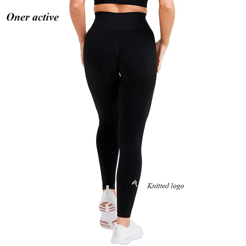 Oneractive Effortless Seamless Tight Gym Leggings Womens Workout Yoga Pants Soft High Waist Outfits Fitness Sports Wear