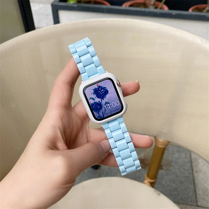 Link bracelet for apple watch band 44mm ultra 49mm 40mm 42mm 38mm removable strap iwatch series 8 7 6 5 4 3 Se 41mm/45mm