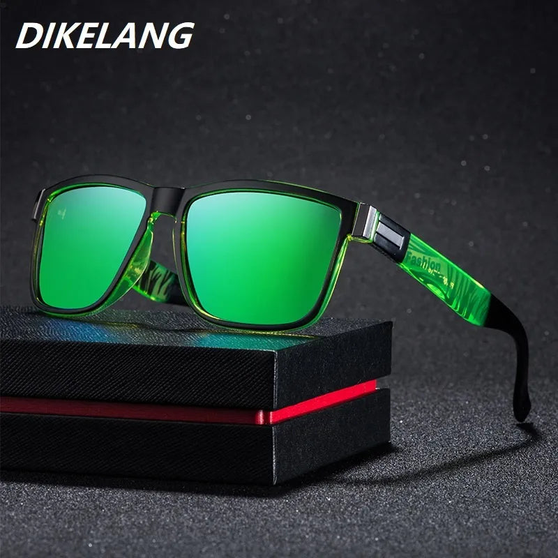 Luxury Men Women Driving Polarized Sunglasses Fashion Brand Designer Square Vintage Fishing Anti glare Sun Glasses UV400 Eyewear