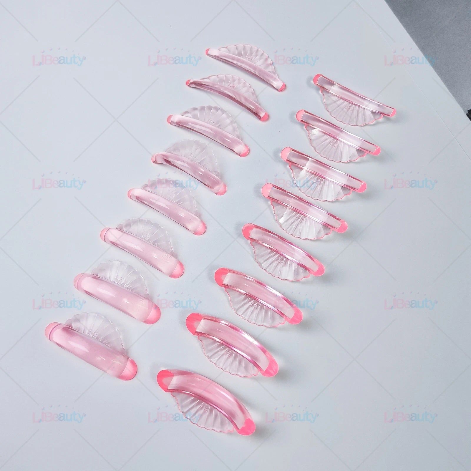 Libeauty Glue Free Silicone Eyelash Perm Pads Sticky Lashes Rods Shield Lifting 3D Eyelash Curler Accessories Applicator Tools