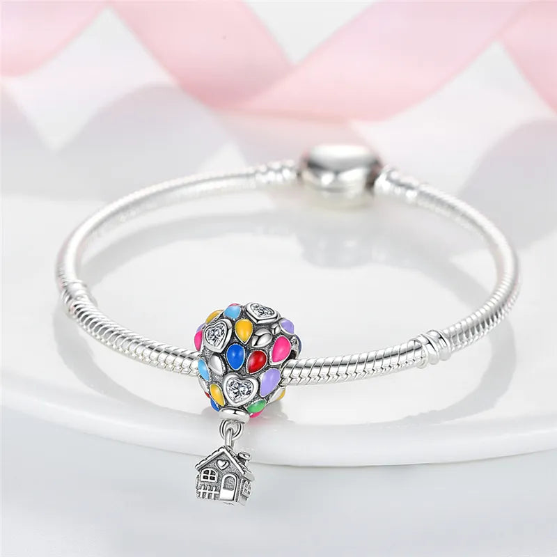 2023 Hot Sale Charms Beads Silver Plated Cat Firefly Butterfly Friendship Dangle Fit Original Pandora Bracelet DIY Jewelry