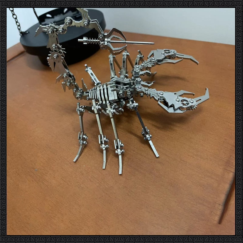 3D Scorpion King Puzzles Metal Mechanical Animal Insect Assembly Model Personalized Gifts - RY MARKET PLACE