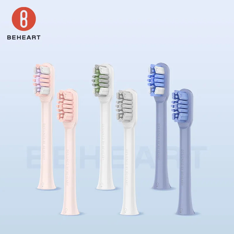 Original BEHEART Brush Heads W1 Smart Sonic Electric Toothbrush Tips Accessories