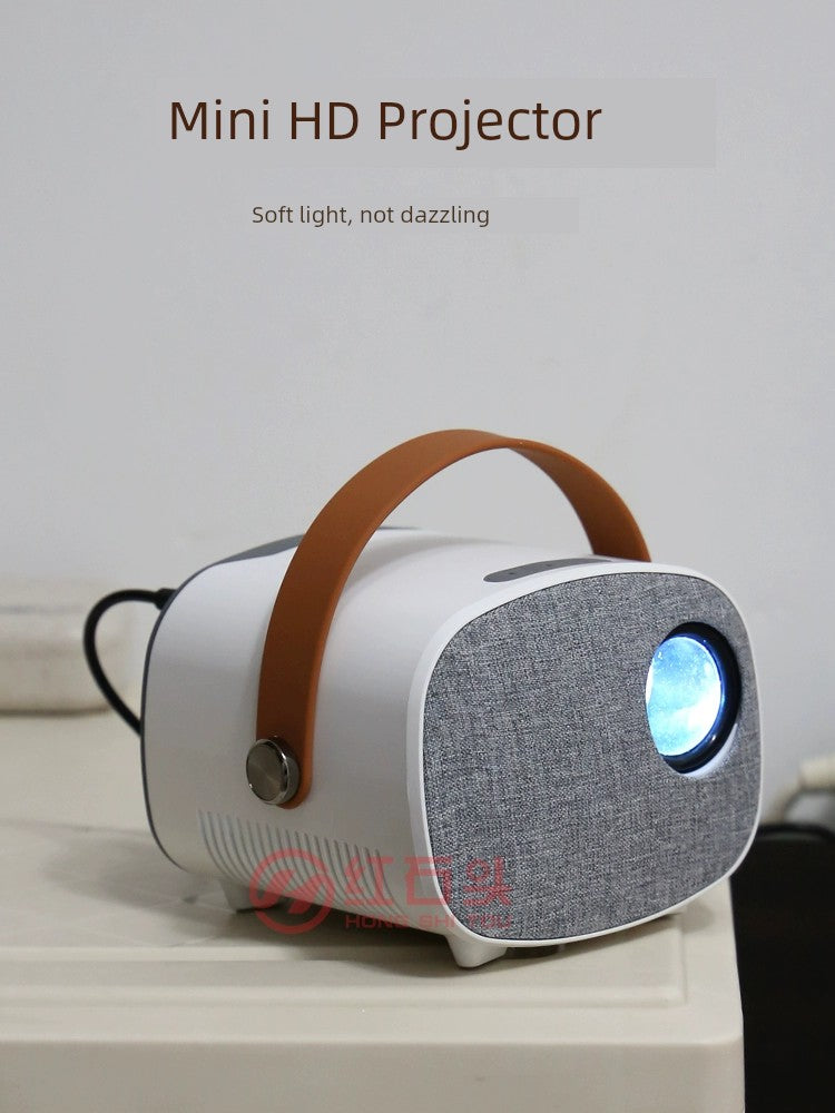 Projector Home Bedroom Mobile Phone Wireless Projection Wall HD Small Rechargeable Projector Movable TV Outdoor Portable