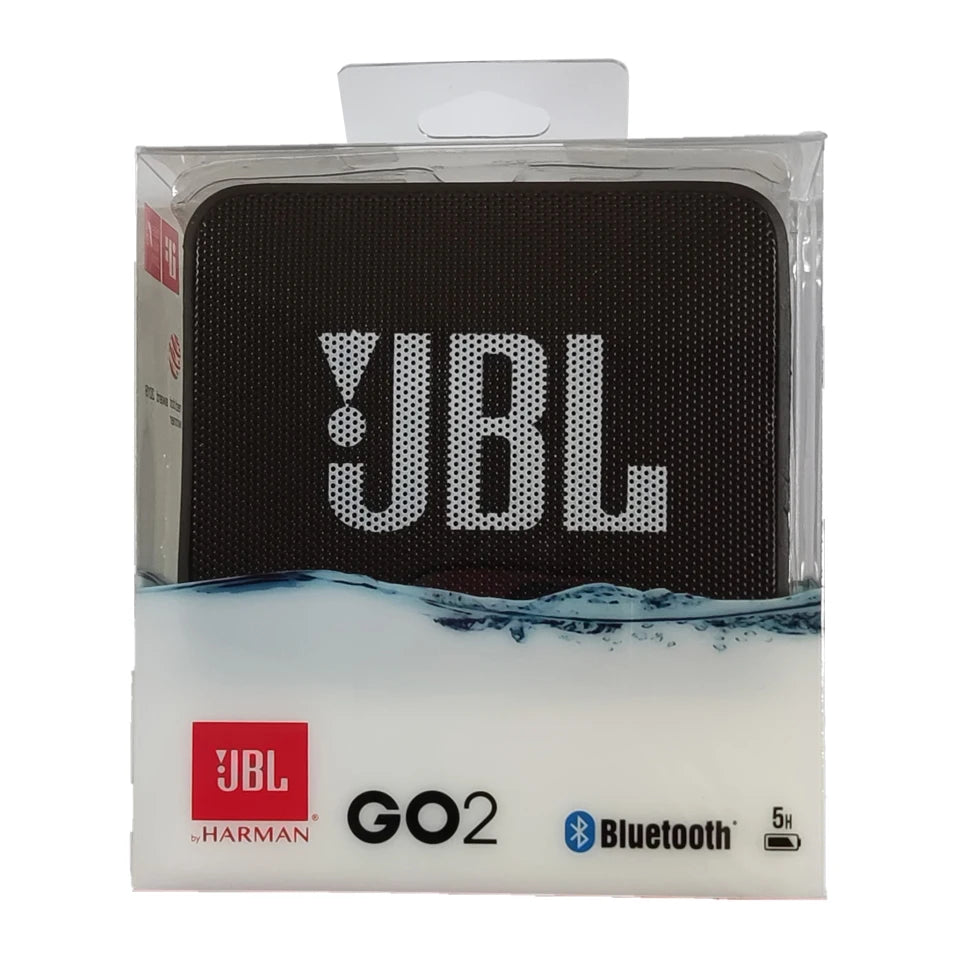 Original JBL GO2 GO 2 Wireless Bluetooth Mini Speaker Rainproof Outdoor Portable Speaker Sports Large Battery HD Mic Red Black