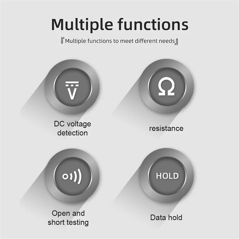 Car Voltage Detector Pen DC100V Auto Fault Maintenance Circuit Tester Digital Backlight Non-Contact Voltage Tester & Flashlight