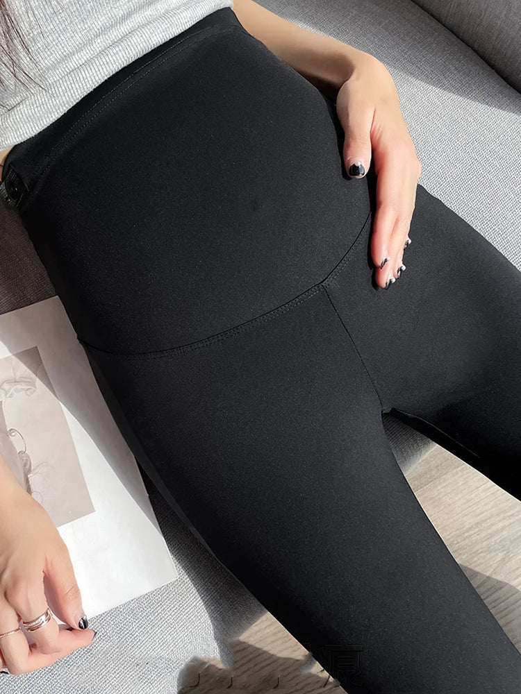 Maternity Leggings for Pregnant Women Yoga Flared High-waisted Trousers Pregnancy Clothes