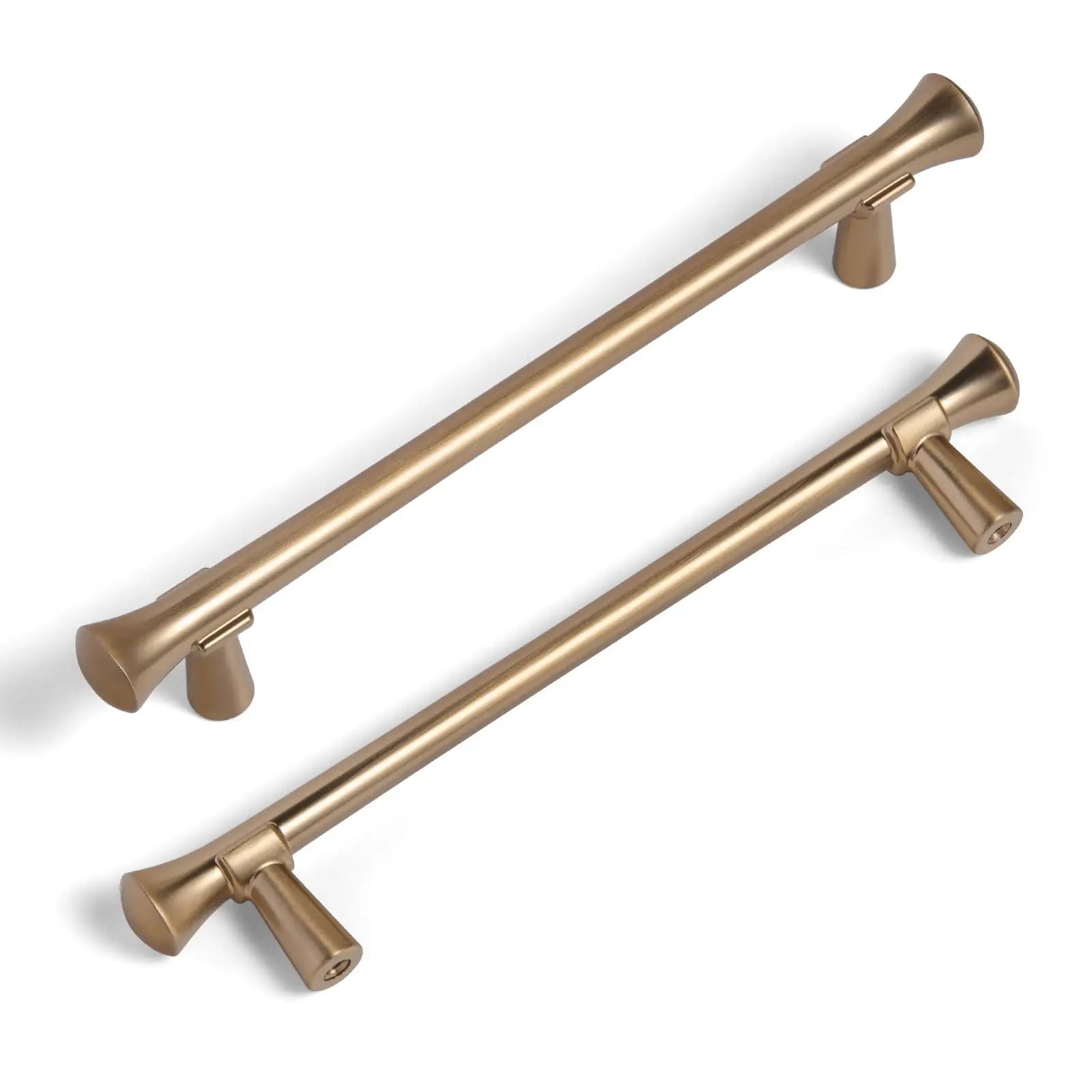 Goo-Ki Antique Brass Stainless Steel Cabinet Handles T Bar Knobs Modern Drawer Pulls for Kitchen Cabinet Hardware for Bedroom