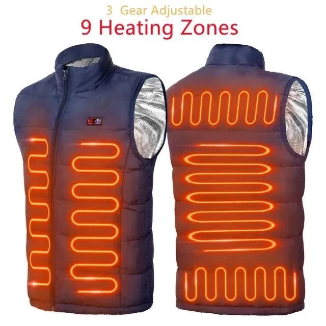 Electric Heated Vest Graphene USB Jacket