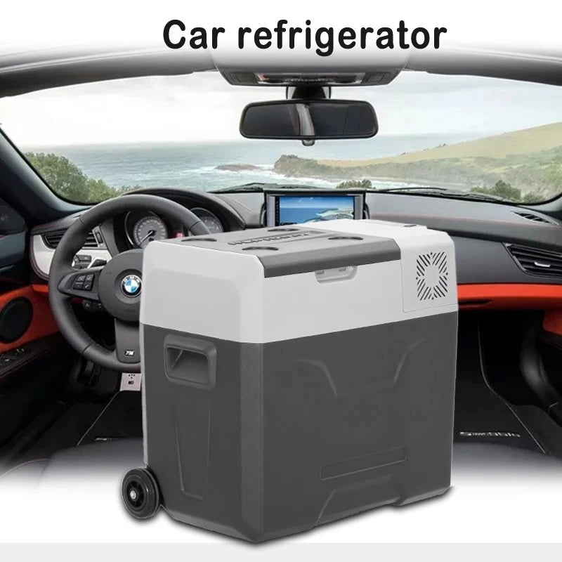 Alpicool CX30/40/50L Portable Car Refrigerator Freezer Cooler Auto Fridge Compressor Quick Refrigeration Home Icebox with Roller