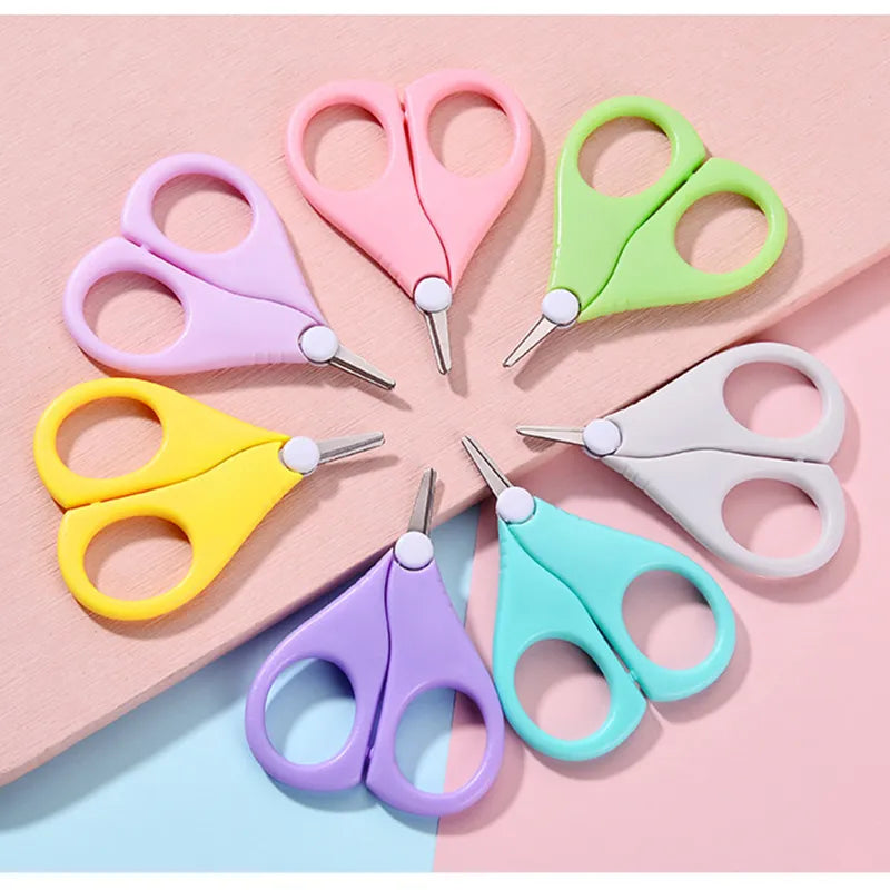 Newborn Baby Safety Nail Clippers Scissors Cutter Convenient Daily Baby Nail Shell Shear Manicure Tools Kids Nail Scissors 1PC