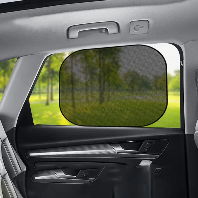 Car Sun Shade UV Protection Car Curtain Car Window Sunshade Rear Window Mesh Sun Visor Summer Protection Window Film