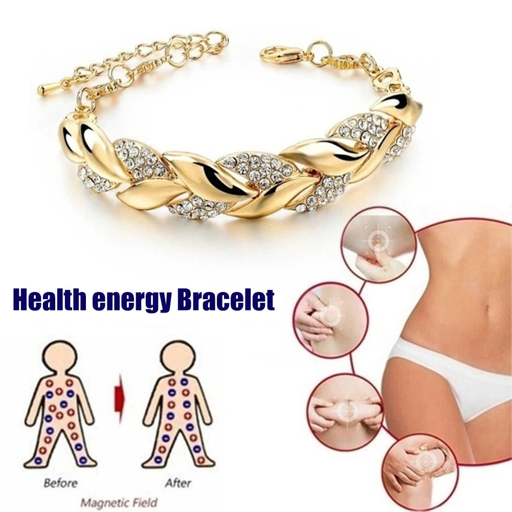 Exquisite Magnetic Therapy Slimming Bracelet Healthy Jewelry Fashion Energy Magnetic Bracelets for Men Women Travel Souvenirs