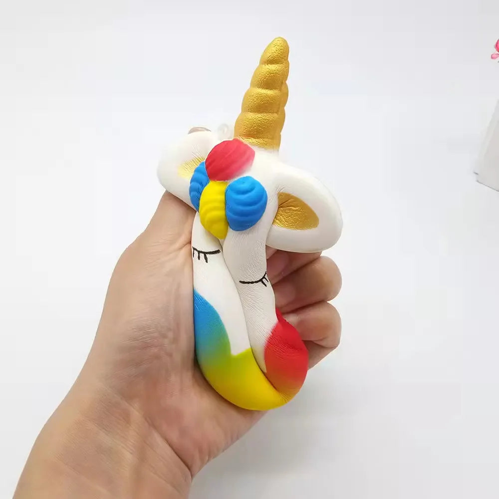 Jumbo Squishy Kawaii Animal Unicorn Cake Deer Panda Squishies Slow Rising Stress Ball fidget toys Squeeze food Toys for Kids