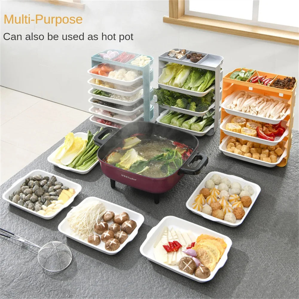 One Thing With Multiple Uses Goods Shelves Wall Hanging Table Top Hotpot Plate Drawer-type Design High-quality Material Pallet