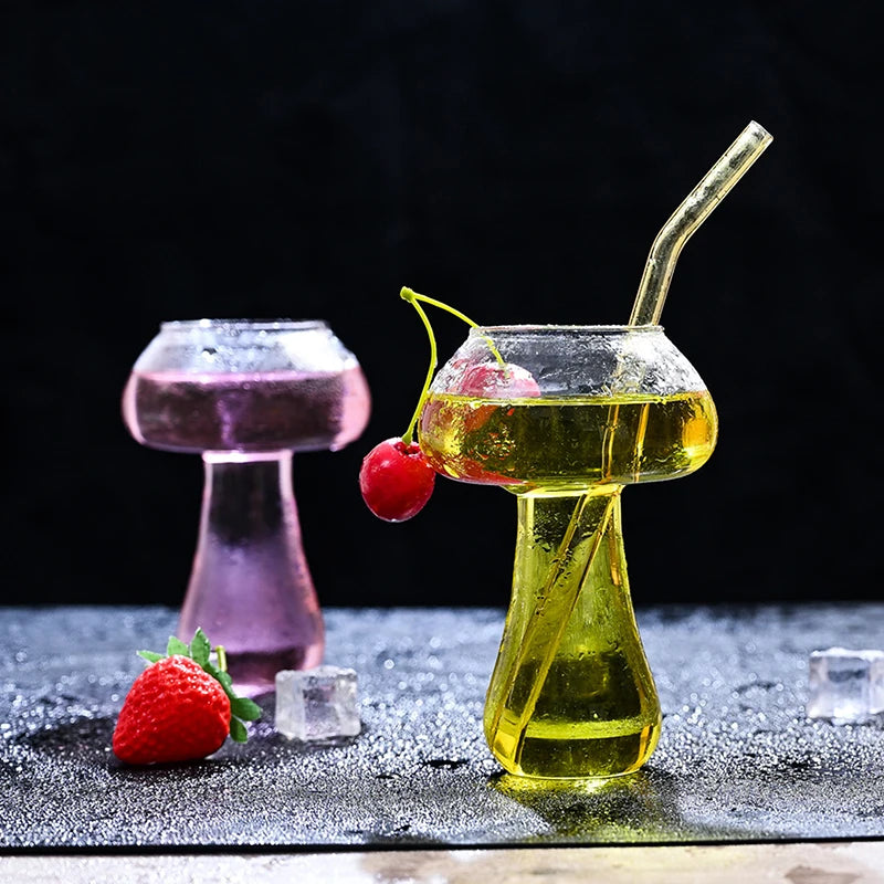 Cute Mushroom Cocktail Glass