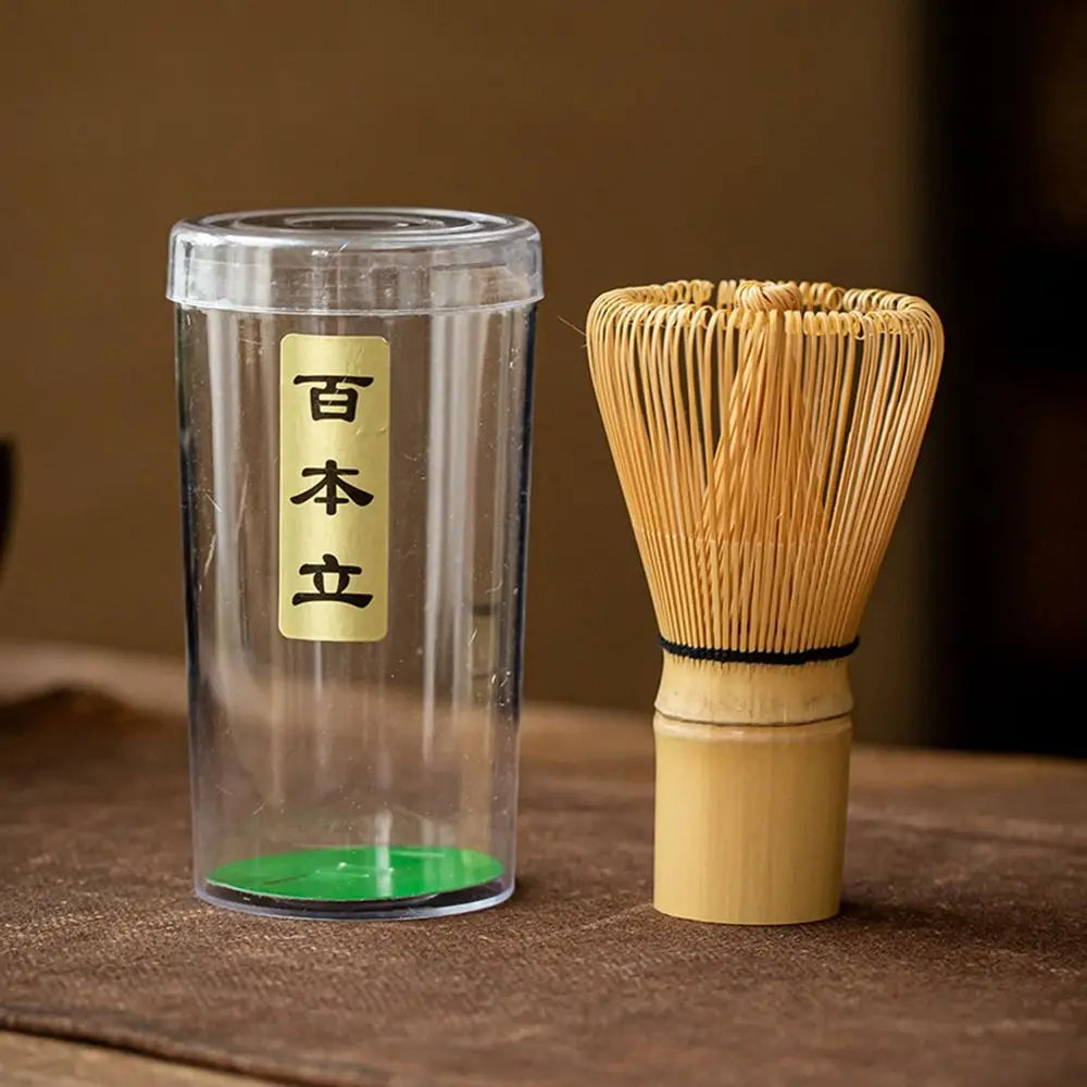 Japanese Tea Set Matcha Green Tea Powder Whisk Bamboo