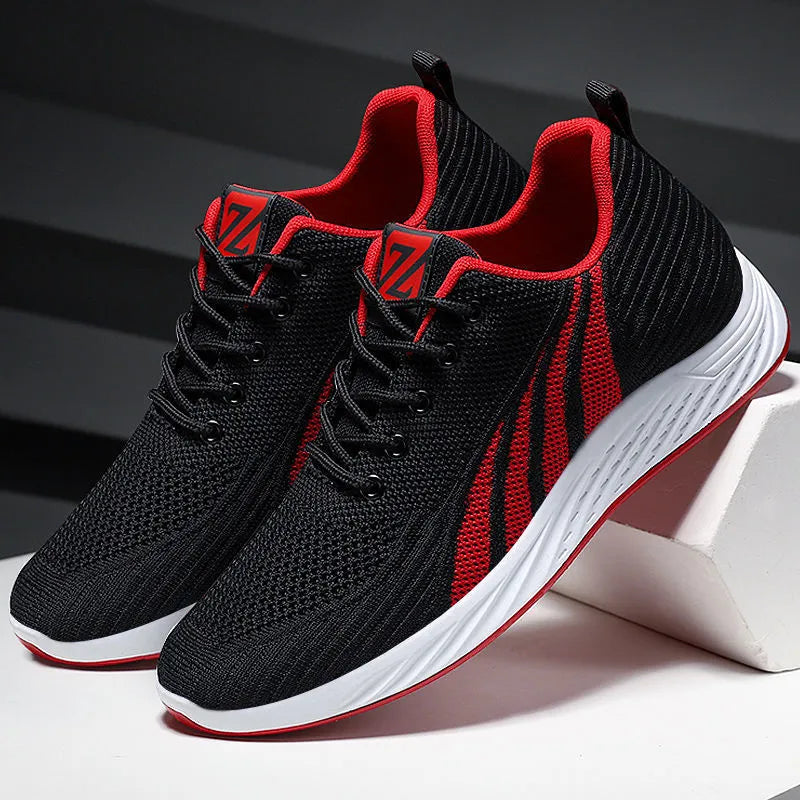 Men's shoes 2023 spring new trend men's shoes breathable lace-up running shoes Korean version of light casual walking shoes men