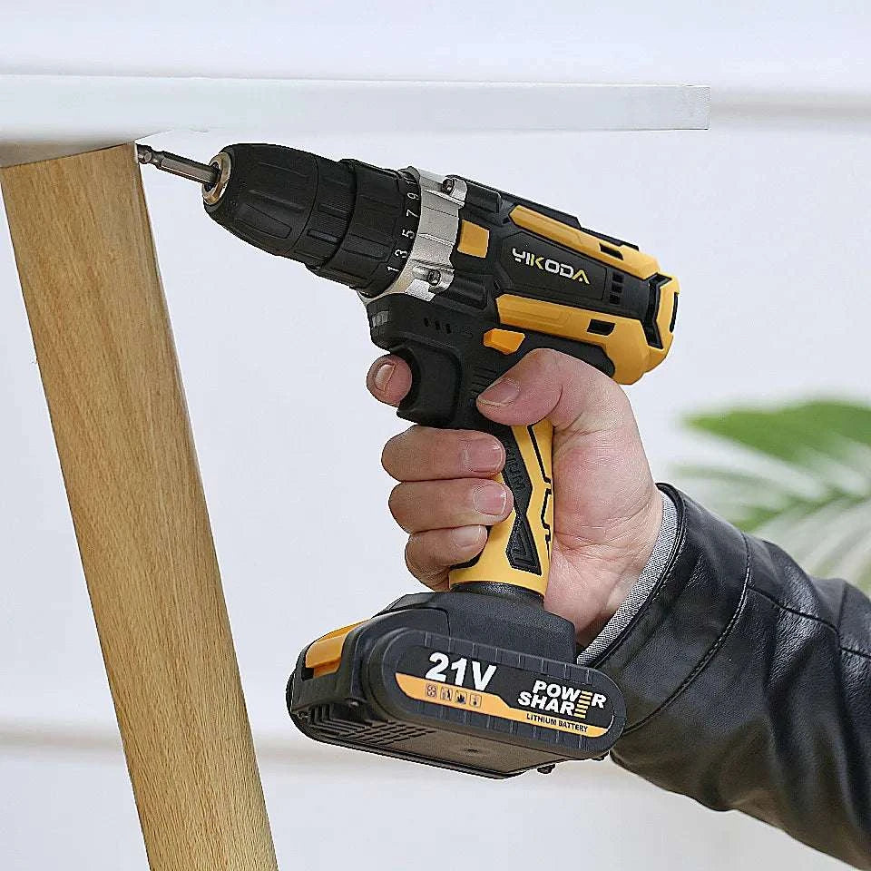 Cordless Drill Rechargeable Electric Screwdriver 