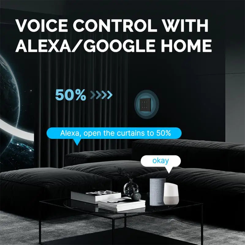 MOES Tuya Smart ZigBee Star Ring Curtain Switch For Roller Shutter Electric Curtains Blind Motor Works With Alexa Google Home