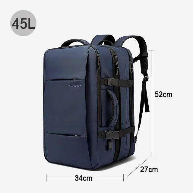 Bange Travel Backpack Waterproof Laptop Business School Men Expandable