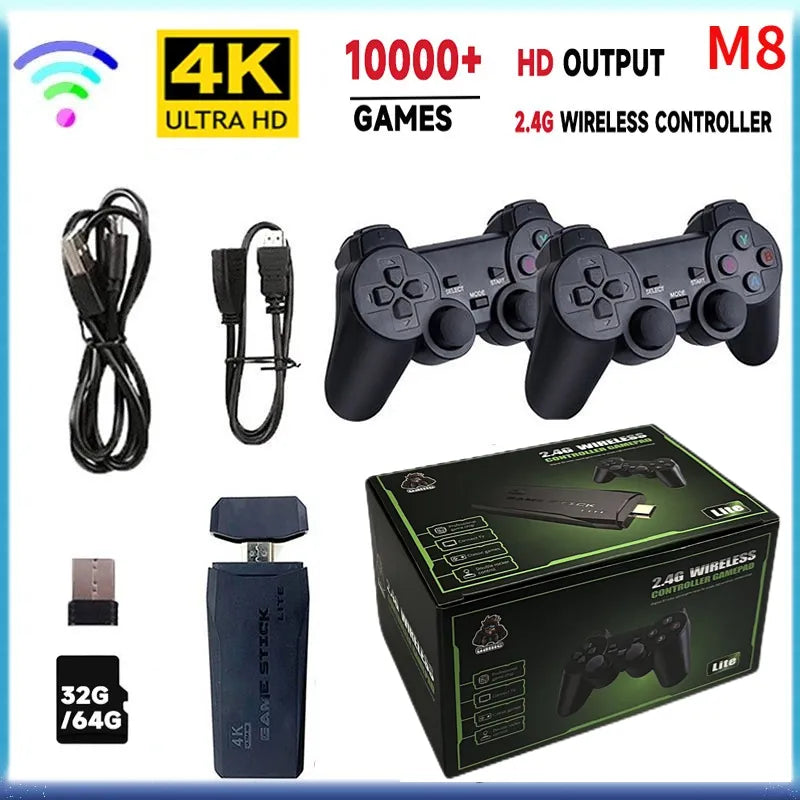 4G Double Wireless Controller Game Stick