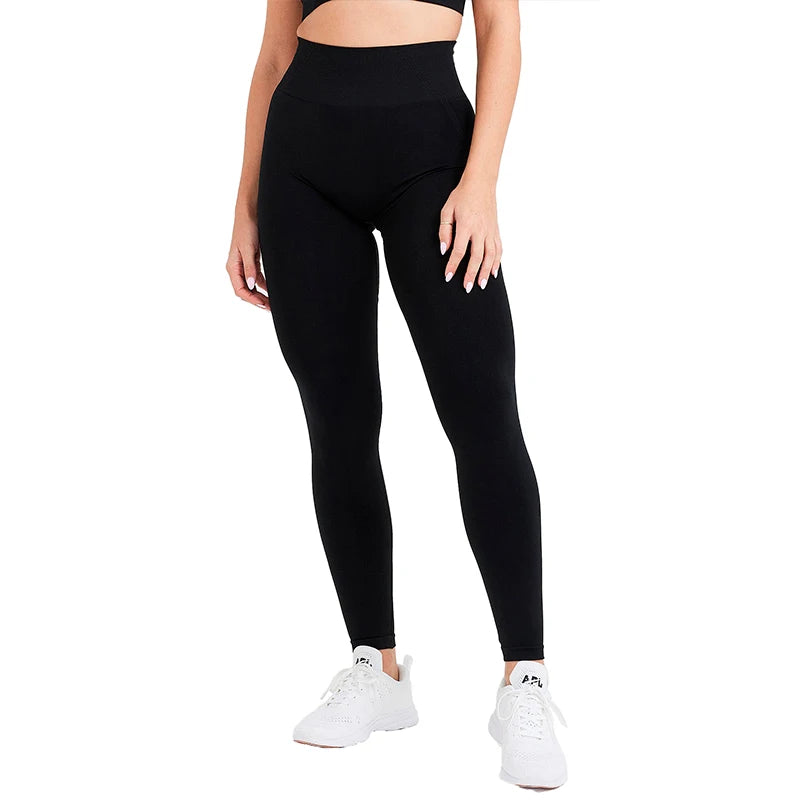 Oneractive Effortless Seamless Tight Gym Leggings Womens Workout Yoga Pants Soft High Waist Outfits Fitness Sports Wear