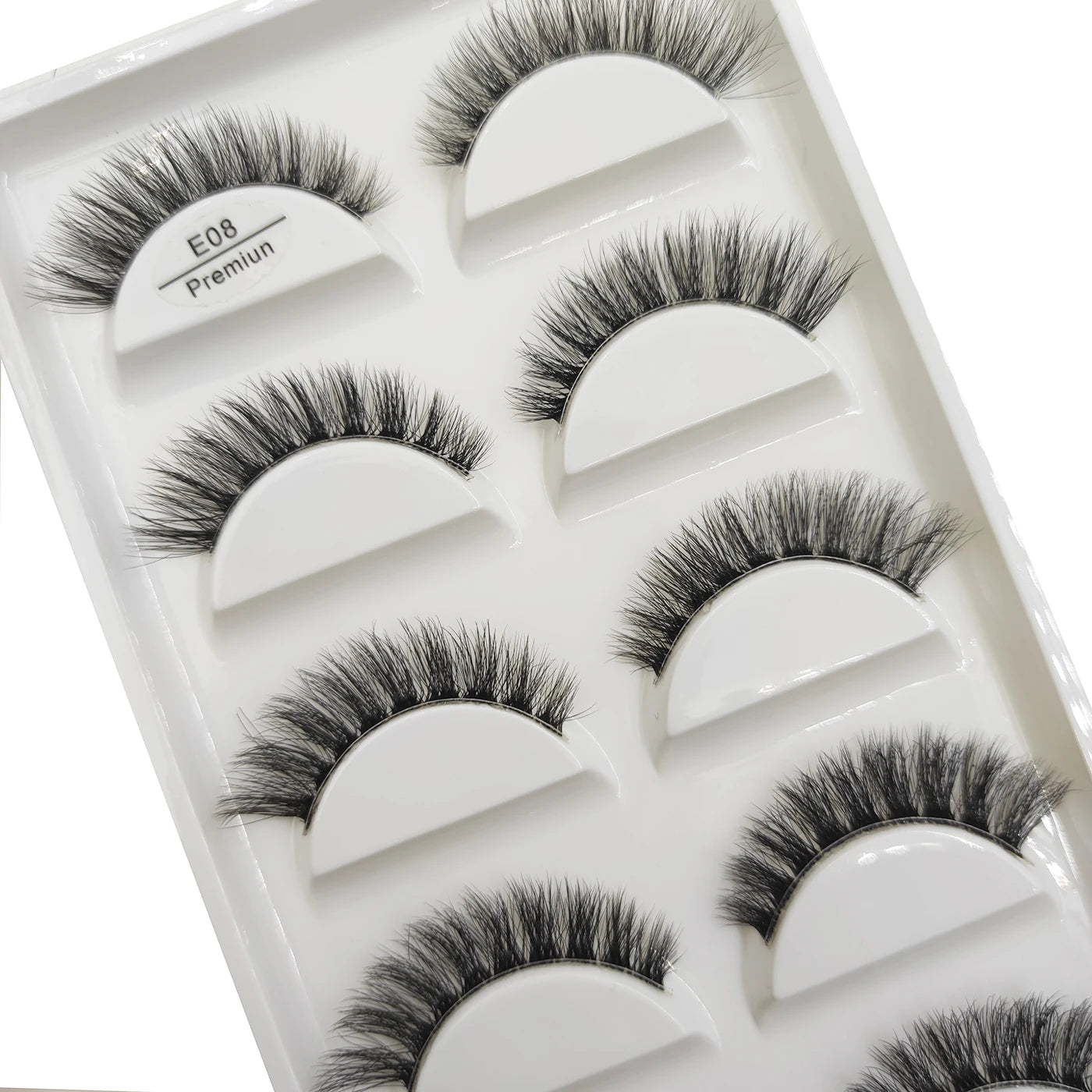 5 Pairs invisible Eyelash 3D Natural Transparent Band Mink False Eyelashes Makeup Clear Fake Eye Lashes Faux Cilios Make