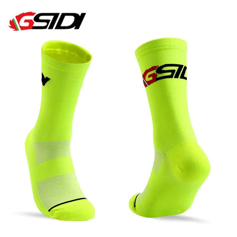 Gsidi New Cycling Socks High Quality Compression Men  Bike Outdoor Women Running Professional Sports Running