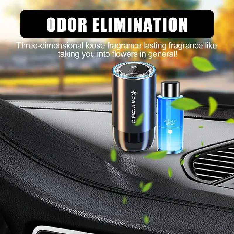 Portable USB Rechargeable Aroma Car Cup Holder Diffuser New Perfume Air Freshener Fragrance Oil Scent Machine Flavoring For Car