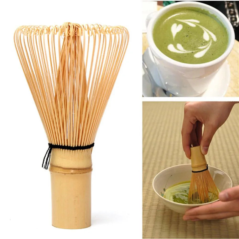 Japanese Tea Set Matcha Green Tea Powder Whisk Bamboo