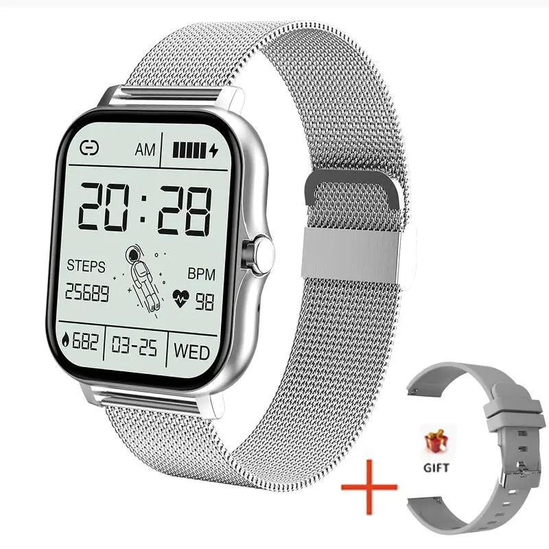 For Xiaomi Samsung Android Phone 1.69" Color Screen Full Touch Custom Dial Lady Watch Bluetooth Call 2023 Women Smart Watch Men - RY MARKET PLACE