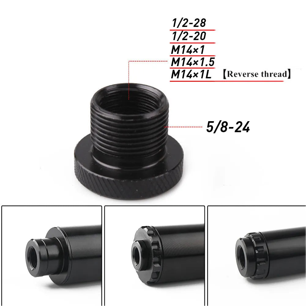 Fuel Filter Adapter 5/8-24 1/2-20 to M14 Car Fuel Filter Barrel Thread Adapter Car Accessories for NAPA 4003 WIX 24003 5/8-24