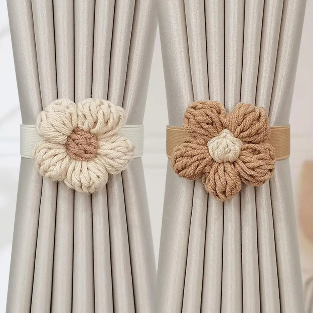 Curtain Tie  Fashion Decorative Wear-resistant  Belt Curtain Buckle Holdback Office Use