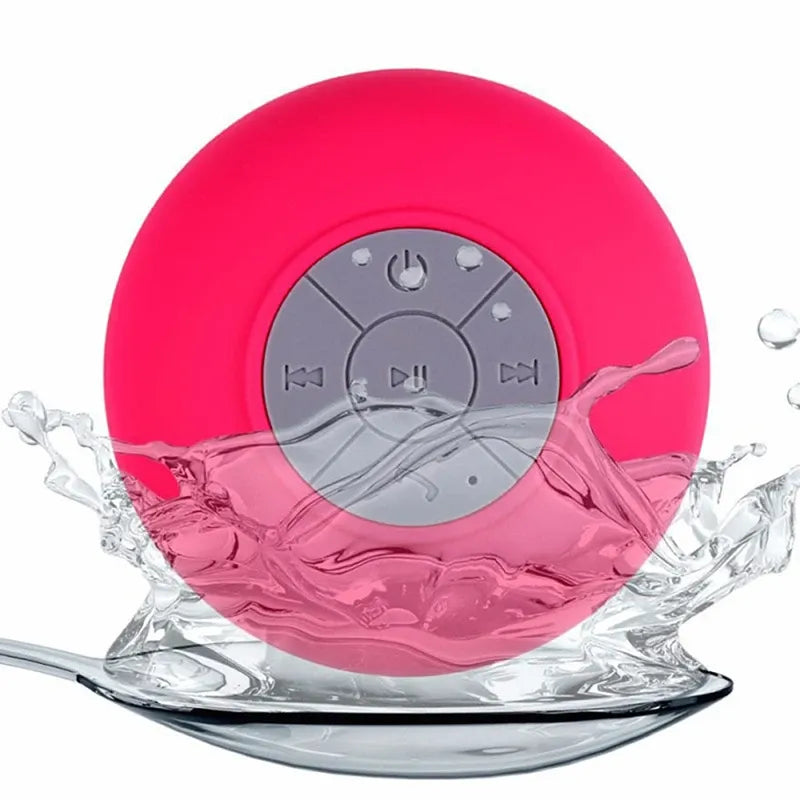 Bathroom waterproof wireless Bluetooth speaker large suction cup mini portable speaker outdoor sports stereo speaker