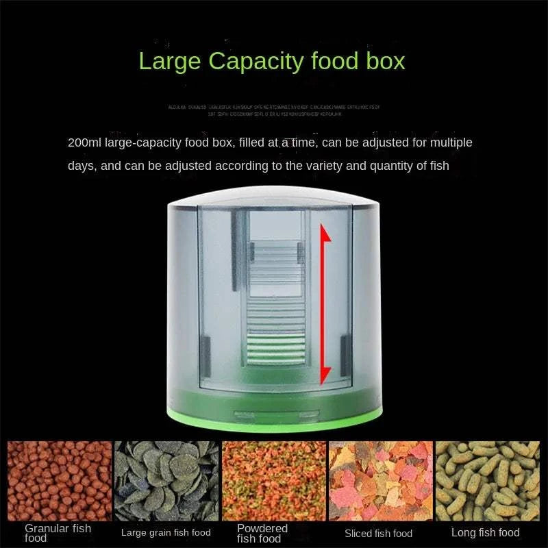 Automatic fish tank feeder intelligent timing automatic feeder aquarium goldfish feeder large capacity fish aquarium  feeder