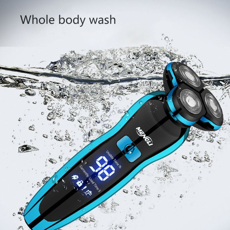 Electric Razor Electric Shaver Hair Cutting Shaving Machine for Men Clipper Beard Trimmer  Rotary Shaver 100% Water Proof - RY MARKET PLACE